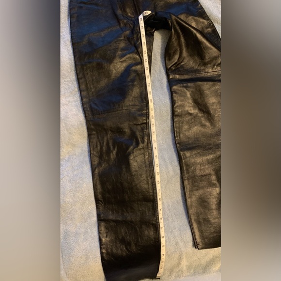 Real Leather Pants NWOT - Picture 9 of 9